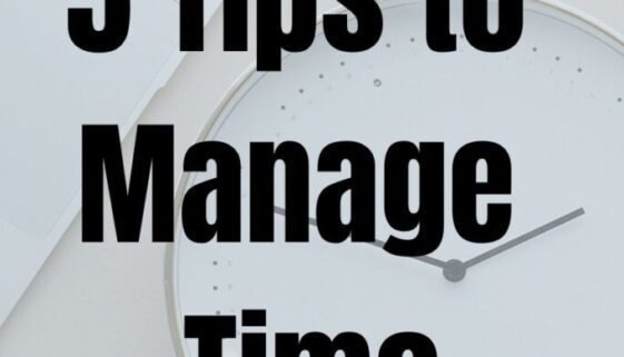 Manage time as an author